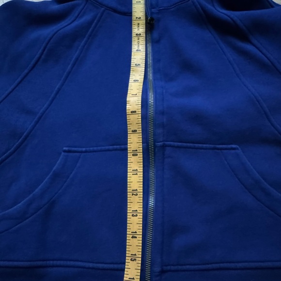 🔥🔥Lululemon Oversized Scuba full zip Hoodie Sz XS\ S blue price firm! - Picture 6 of 7